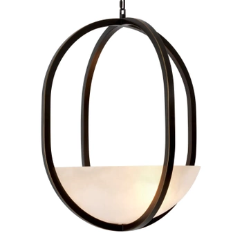 Żyrandol Scapa bronze highlight finish Eichholtz