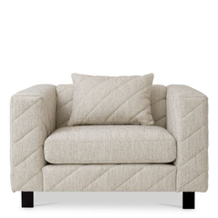 Fotel Avellino splendor light grey Eichholtz