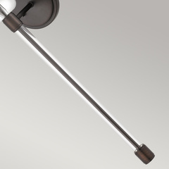 Kinkiet Barbour - 1 źródło światła - Zachodni brąz