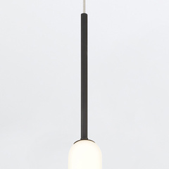 Lampa wisząca Cumberland - 1 źródło światła - Matowa czerń