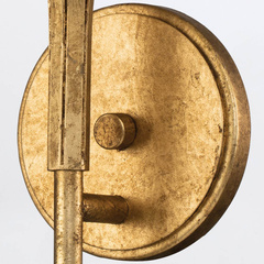 Kinkiet Sawgrass - 1 źródło światła - Płatkowe złoto