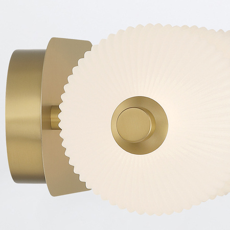 Kinkiet Palams - 3 źródła światła - Szczotkowane złoto