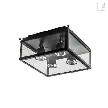 Lampa sufitowa Authentage Vitrine fleure kwadratowa