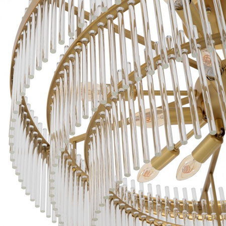 Żyrandol East antique brass finish Eichholtz