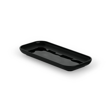 Taca Comb duża Decor Walther porcelanowa Czarna