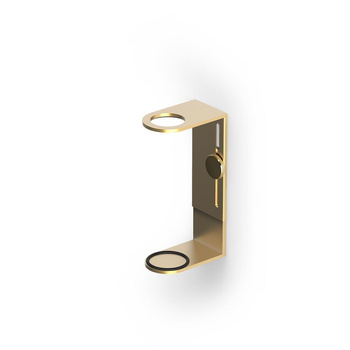 Uchwyt ścienny na butelki z dozownikiem Decor Walther matowe złoto 24-karatowe