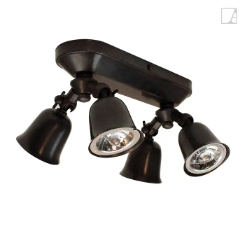 Lampa kierunkowa Authentage Fleure Twin o profilu zaokrąglonym