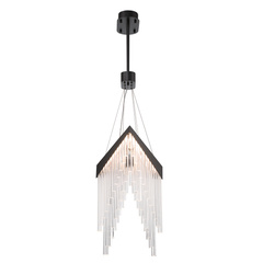 Żyrandol Vivien - Matowa czerń