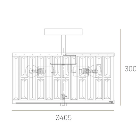 Plafon KYIV C03411CP