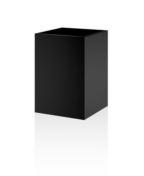 Kosz na papier bez pokrywki Decor Walther Czarny mat