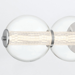 Kinkiet Atomo - 4 źródła światła - Polerowany chrom