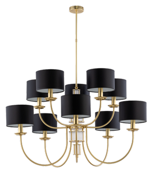 LAMPA WISZĄCA CERO - MOSIĄDZ SATYNOWANY -  KUTEK MOOD - MY HONEY HOME