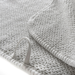 Ręcznik Graccioza Bee Waffle 90x180 cm Silver