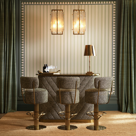 Hoker barowy Carleton z oparciem Eichholtz