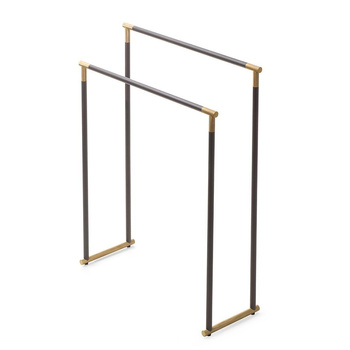 Stojak na ręcznik Decor Walther Ciemny Metal mat /matowe złoto 24-karatowe