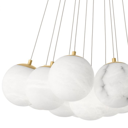 Żyrandol Sphinx antique brass finish