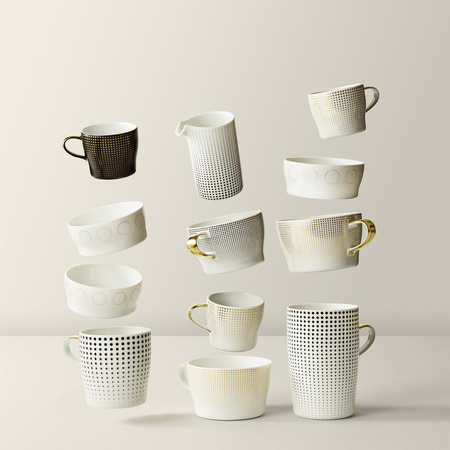 Filiżanka do espresso ze spodkiem AURÉOLE/CLAIR DE LUNE FÜRSTENBERG