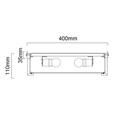 Plafon Romi PL Old Gold 40