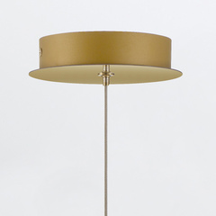 Lampa wisząca Atomo - 1 źródło światła - Szczotkowane złoto