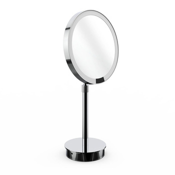 LED Podświetlane lusterko kosmetyczne Decor Walther wolnostojące Chrom Możliwość ładowania