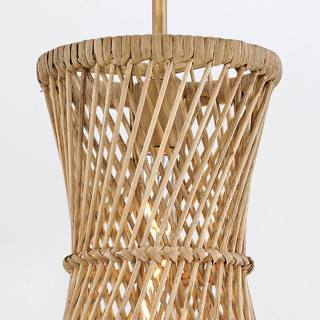 Lampa wisząca Twyla - 1 źródło światła - Oksydowane złoto