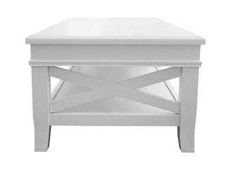 BIAŁY STOLIK DREWNIANY HAMPTON - MY HONEY HOME