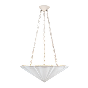 Lampa wisząca Martine - 3 źródła światła - Antyczna biel