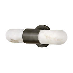 Średni kinkiet LED Ibiza - Oksydowana czerń