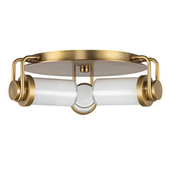 Plafon Wynwood - 3 źródła światła - Vintage mosiądz