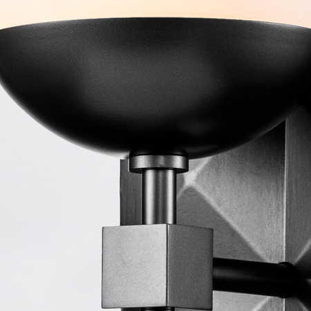 Kinkiet Deco - 1 źródło światła - Czarny