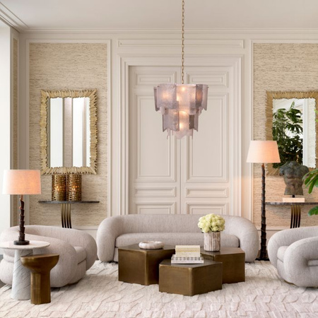 Lampa stołowa Riverbank bronze highlight finish incl shade Eichholtz