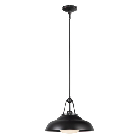 Lampa wisząca Palmetto - 1 źródło światła - Miejski brąz