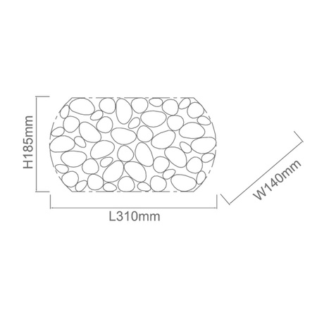 KinkietCarera Bianco Parette