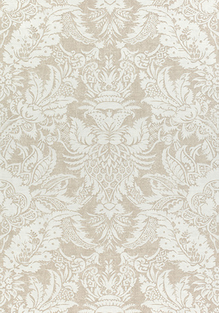 Tapeta CHESTNUT HILL CHARDONNET DAMASK  Printed Fabrics - Thibaut - My Honey Home