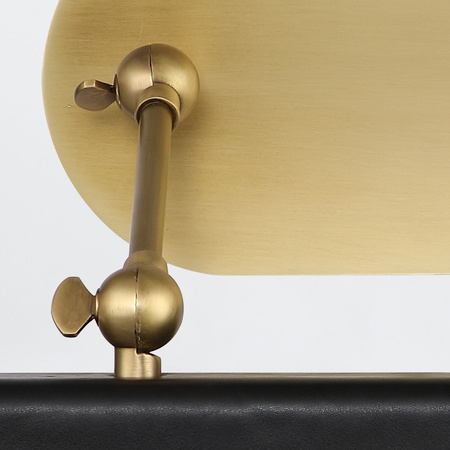 Średnia obrazówka LED Valise Picture - Vintage mosiądz, skóra smokingowa