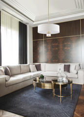 LAMPA WISZĄCA EMPOLI - POLEROWANY MOSIĄDZ - KUTEK MOOD - MY HONEY HOME