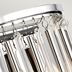 Żyrandol Piper - 18 źródeł światła - Polerowany chrom