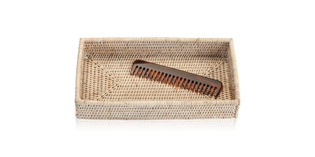 Taca Decor Walther kwadratowy Rattan jasny