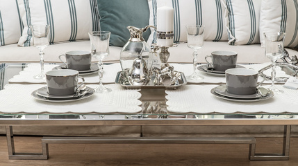 FILIŻANKA  ŚNIADANIOWA NEWDAY - SZARA - 370ML - COTE TABLE - MY HONEY HOME