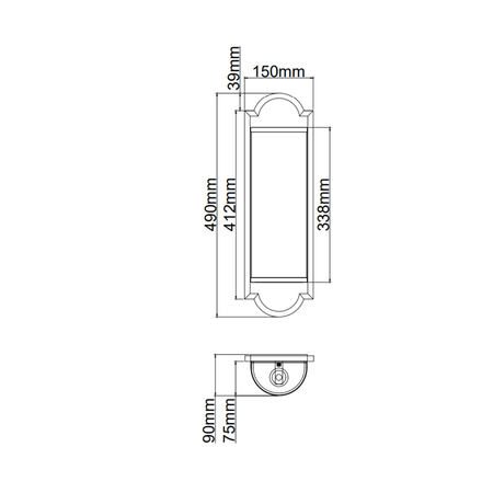 Kinkiet Libero Parette Old Gold Orlicki Design