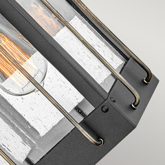 Średnia latarnia naścienna Fitzgerald - 2 źródła światła