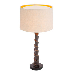 Lampa stołowa Riverbank bronze highlight finish incl shade Eichholtz