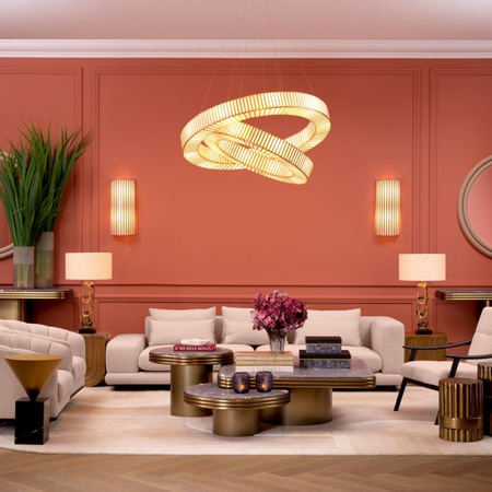 Kinkiet Monari antique brass finish Eichholtz