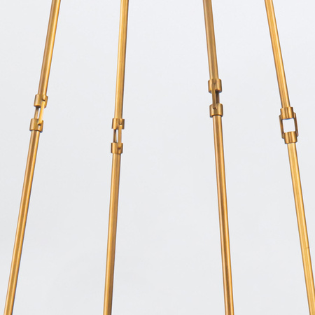 Żyrandol Cairo - 8 źródeł światła - Vintage mosiądz