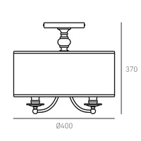 Plafon ABU DHABI C03466CH-WH