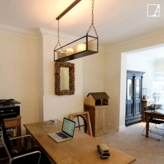 Lampa Authentage Bellefeu vitrine na długiem zawieszeniu