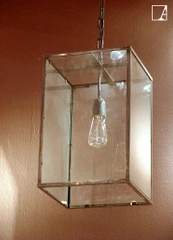 Lampa wisząca Authentage Vitrine latarnia - 1 źródło światła