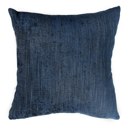 PODUSZKA LEO GRANATOWA Z BIAŁYMI ZDOBIENIAMI 40x40 cm - My Honey Home