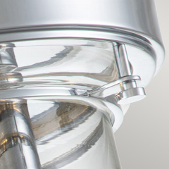 Plafon Whistling - 3 źródła światła - Polerowany mosiądz