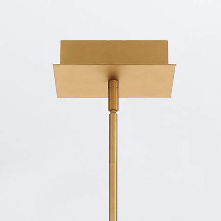 Lampa wyspowa Cameno - Szczotkowane złoto